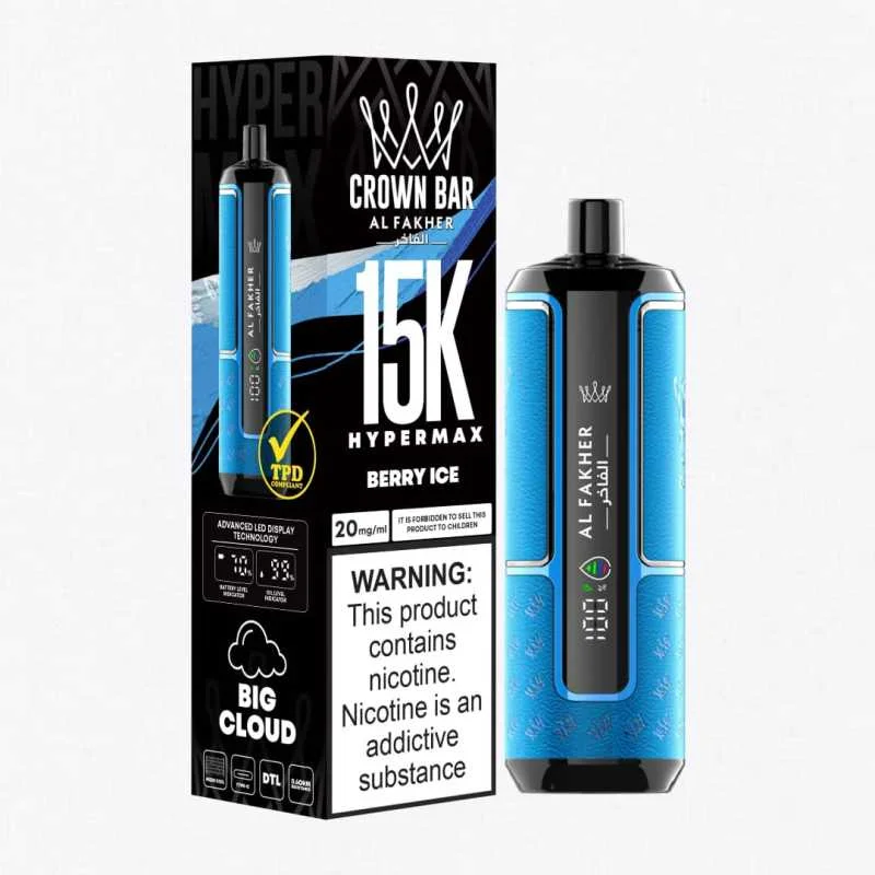 Al Fakher Crown Bar Hyper Max 15k Puffs Disposable vape - Image 21