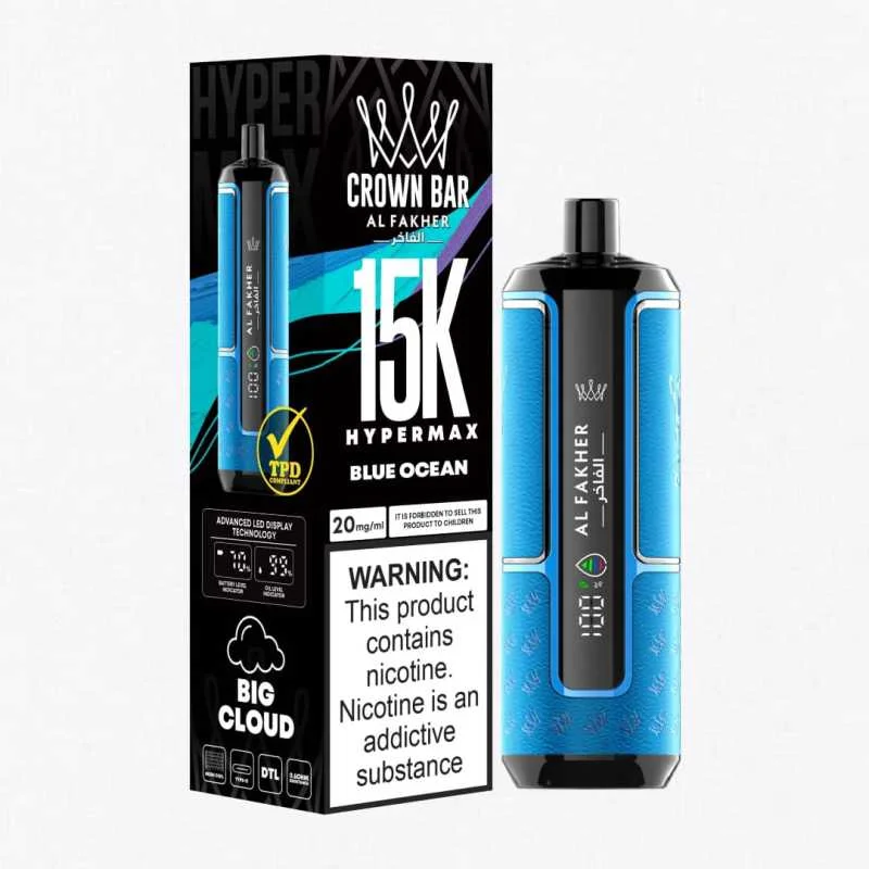 Al Fakher Crown Bar Hyper Max 15k Puffs Disposable vape - Image 16