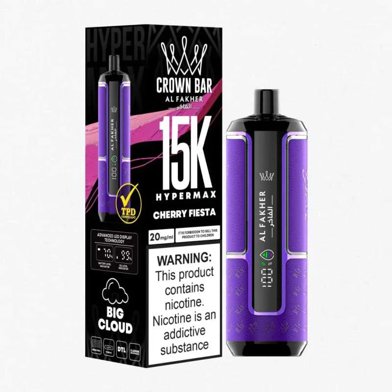 Al Fakher Crown Bar Hyper Max 15k Puffs Disposable vape - Image 18