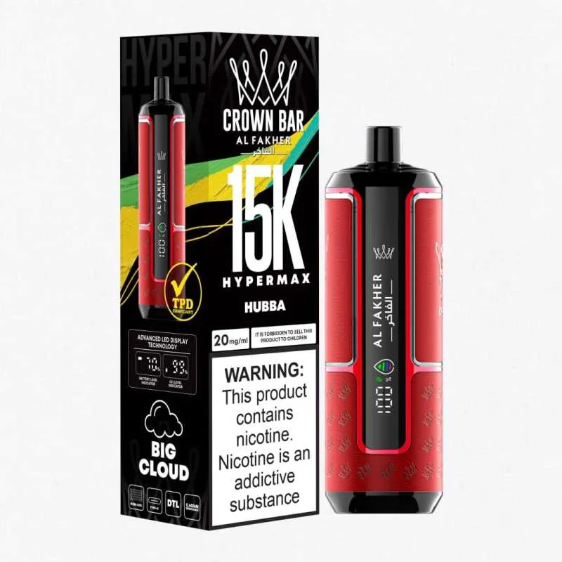 Al Fakher Crown Bar Hyper Max 15k Puffs Disposable vape - Image 11