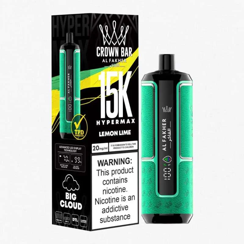 Al Fakher Crown Bar Hyper Max 15k Puffs Disposable vape - Image 9