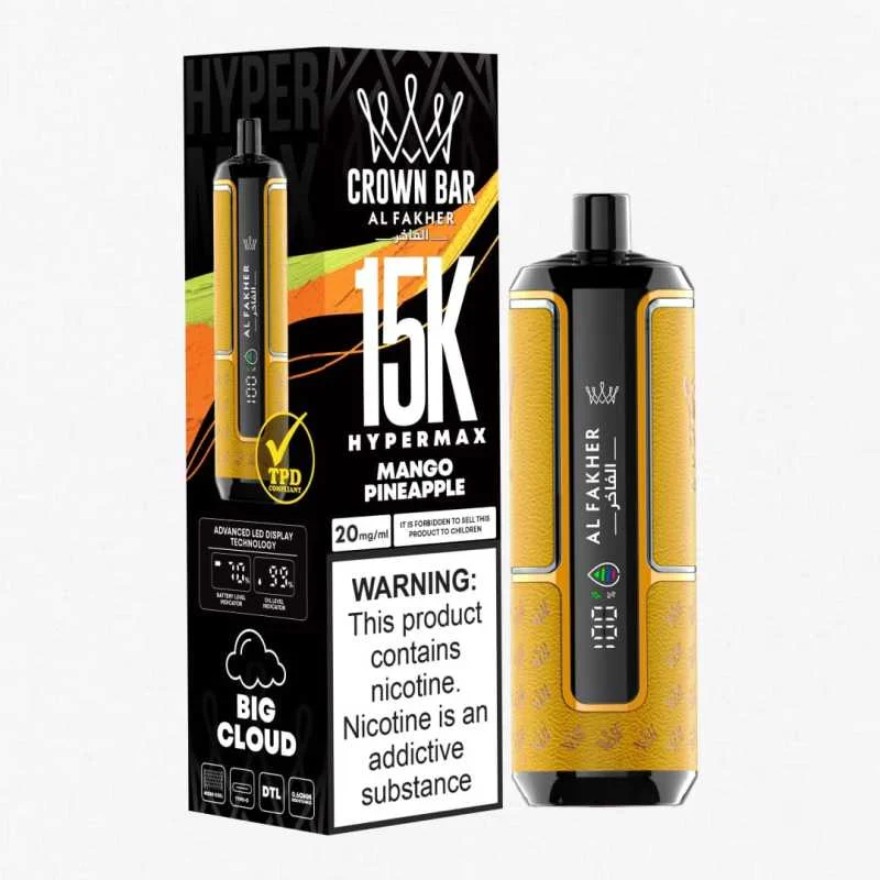Al Fakher Crown Bar Hyper Max 15k Puffs Disposable vape - Image 8