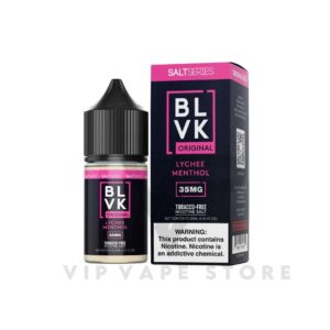 BLVK lychee menthol original salt – 30ml