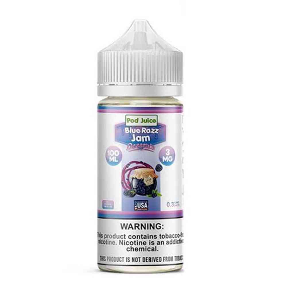 Blue razz Jam – Pod juice 100ml - Image 2