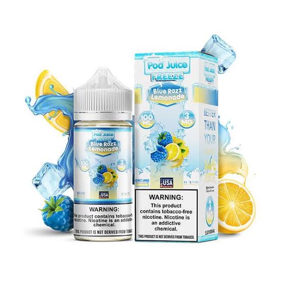 Blue razz Lemonade freeze – Pod juice 100ml