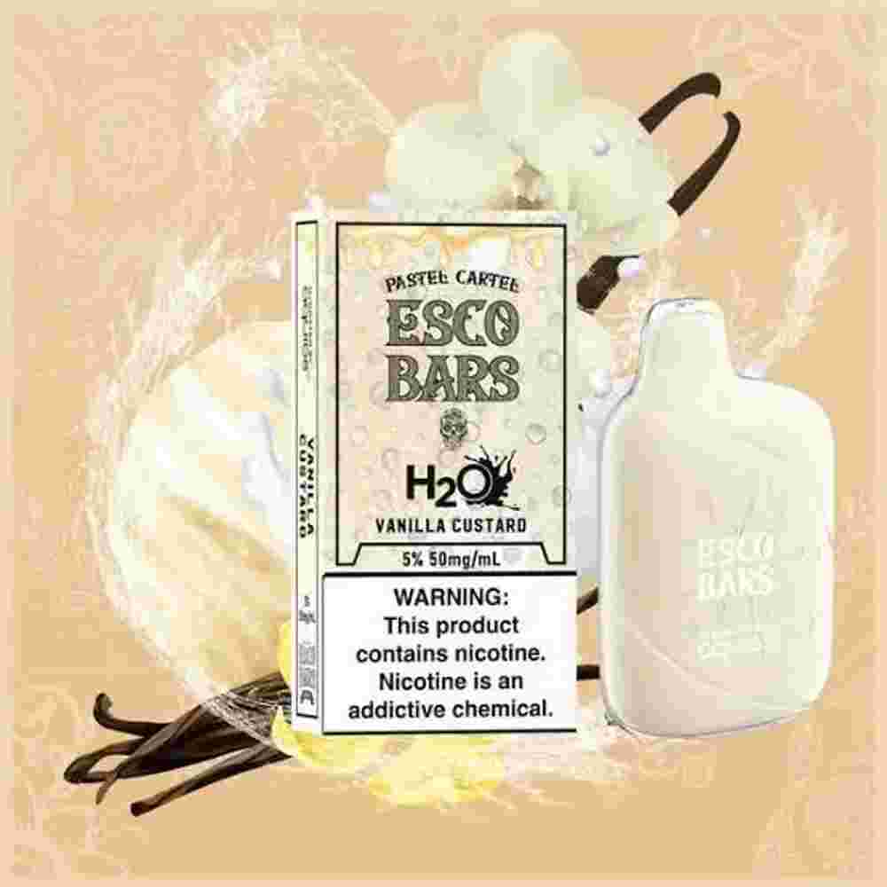 ESCO BARS VANILLA CUSTARD H2o 6000 puffs