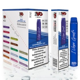 IVG Max Bar Blue Raspberry Ice – 3000 Puffs - Image 2