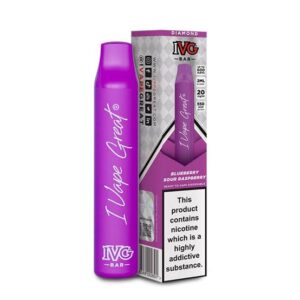 IVG Max Sour Raspberry Pomegranate – 3000 Puffs