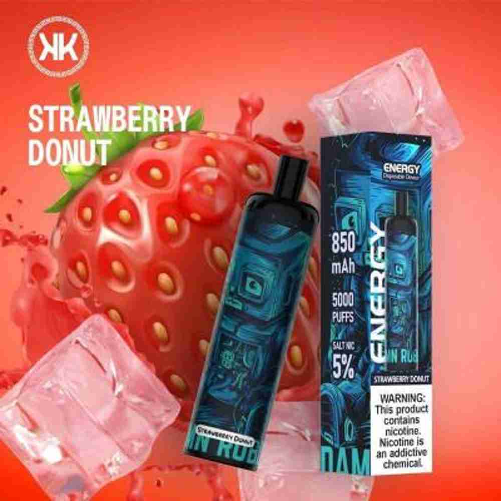 KK Energy Strawberry Donut – 5000 Puff