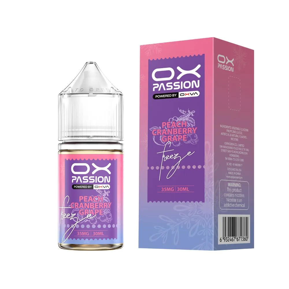 Peach Cranberry Grape Ox Passion Freeze 30ml