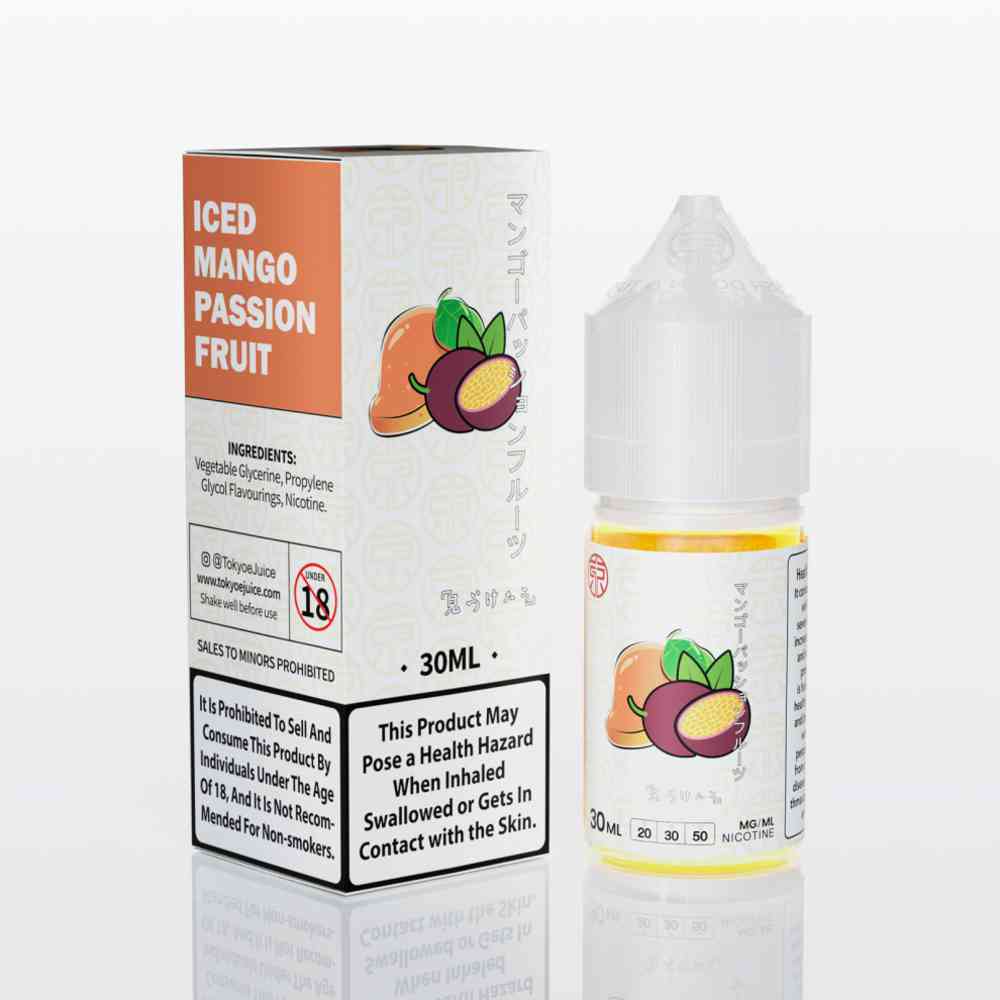 Tokyo salt – Iced mango passion fruit 30ml