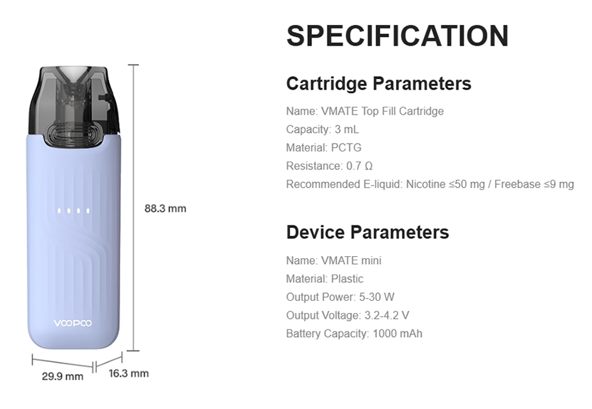 Voopoo Vmate Mini Pod Kit - Image 11