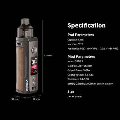 Voopoo Drag S Pod mod Kit - Image 2