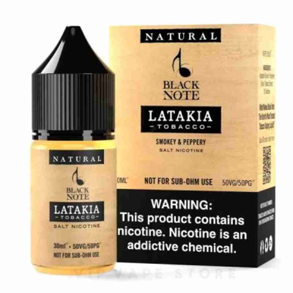 Black Note – Latakia tobacco – 30ml