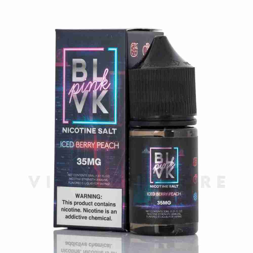 Iced berry Peach BLVK pink series 30ml