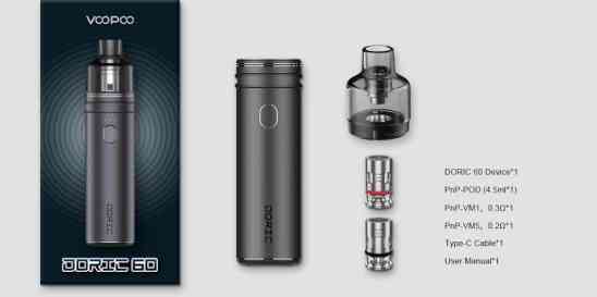 Voopoo Doric 60 Vape Pod Kit - Image 2