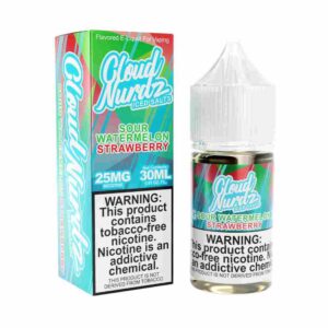 Cloud Nurdz Iced Sour Watermelon Strawberry – 30ML