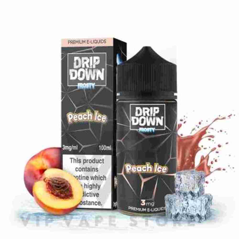 Drip down frosty Peach ice – 100ML