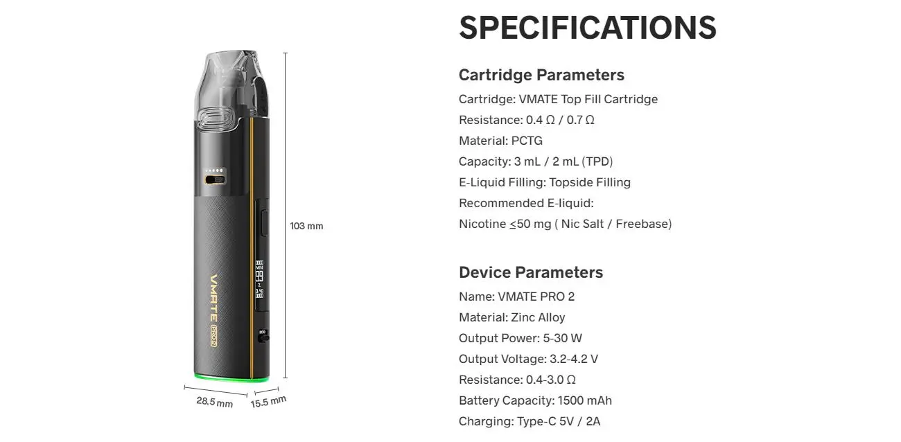 Voopoo Vmate Pro 2 Pod kit - Image 12